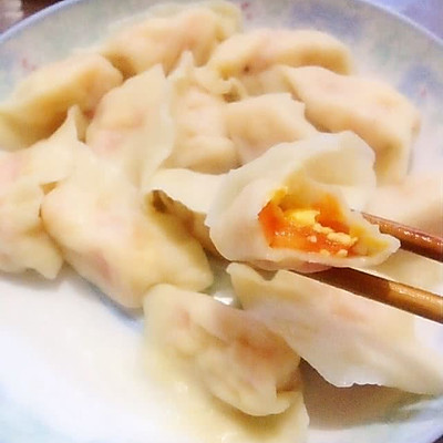 西红柿鸡蛋饺子