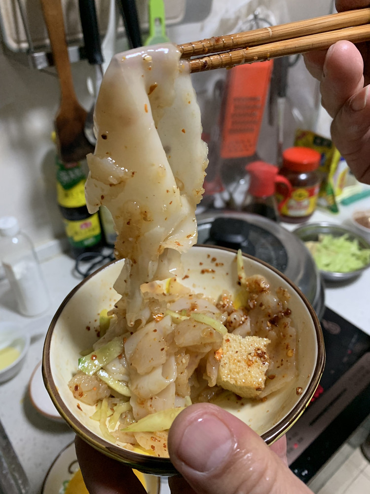 凉皮面筋的做法❤️的做法