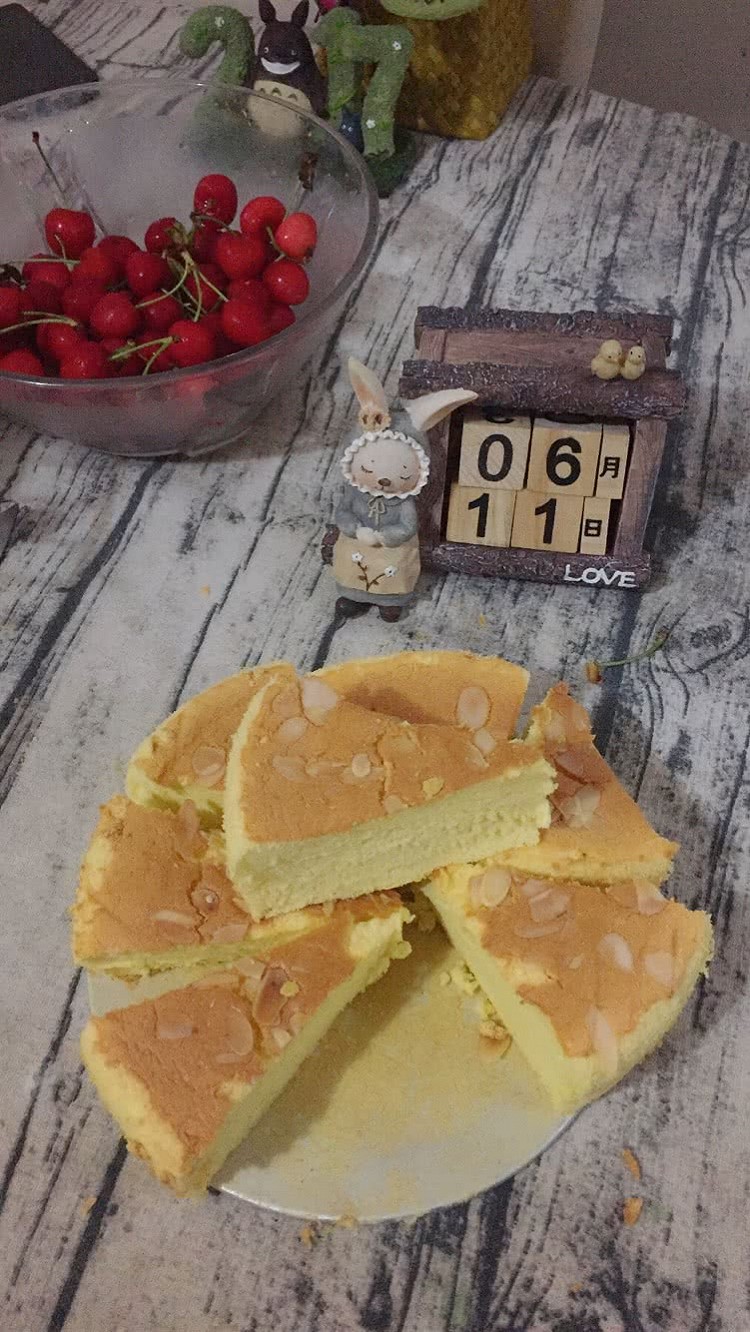 原味戚风蛋糕（8寸）的做法