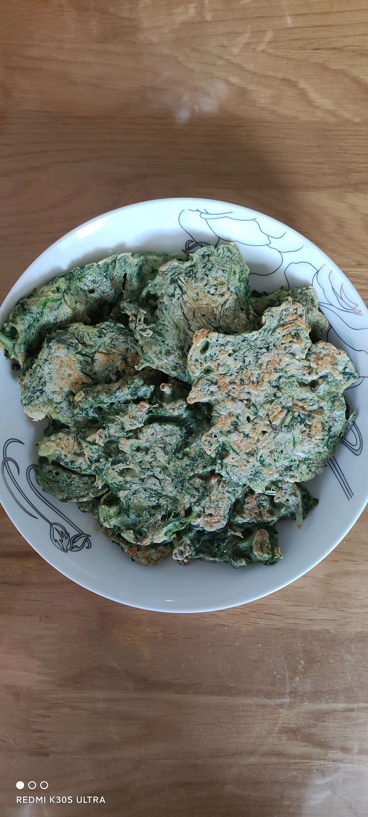 荠荠菜蛋饼的做法