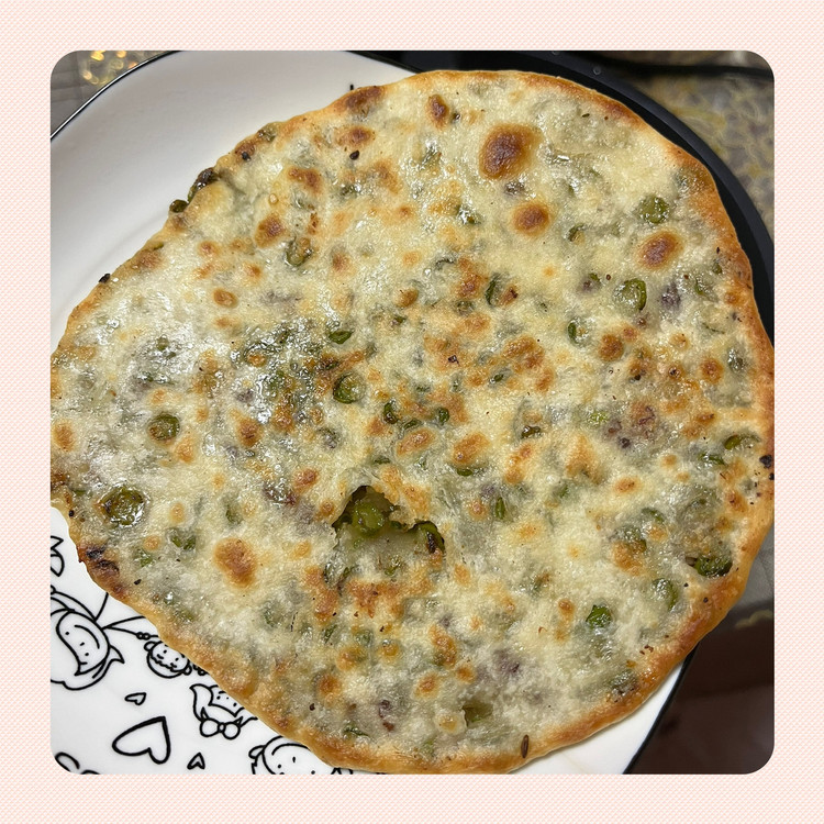 青豆角肉沫烧饼的做法