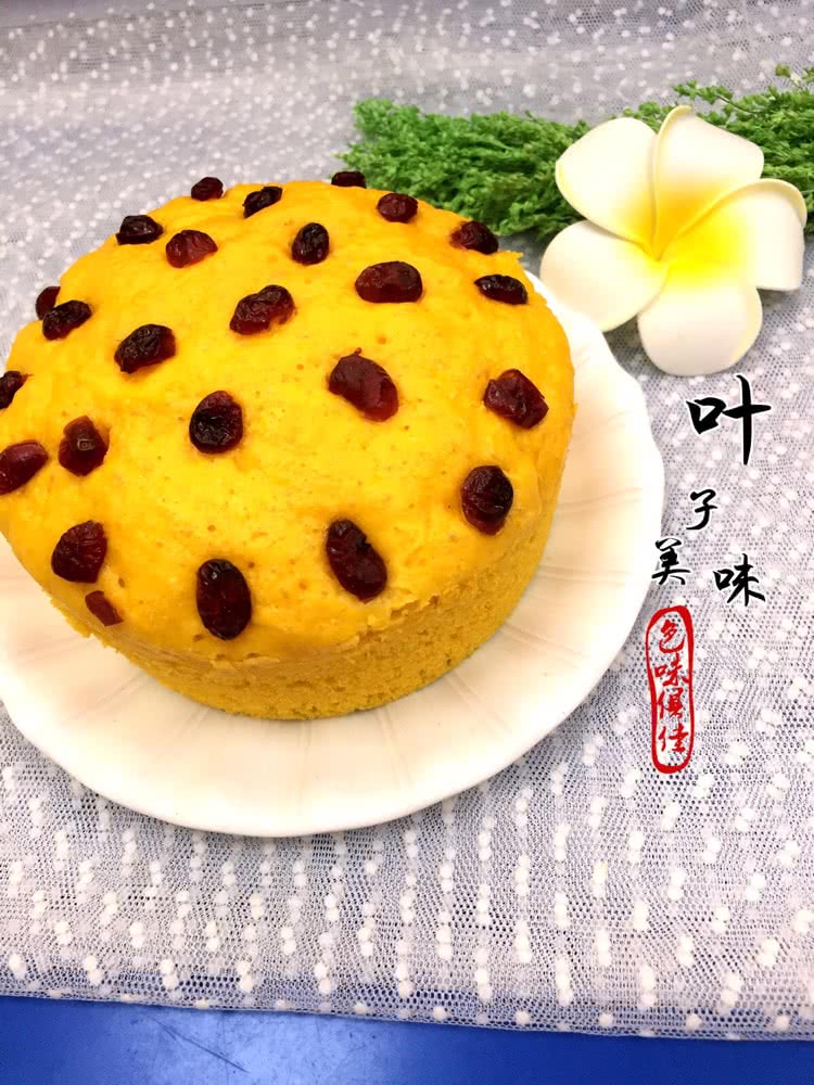 蔓越梅南瓜发糕的做法图解8