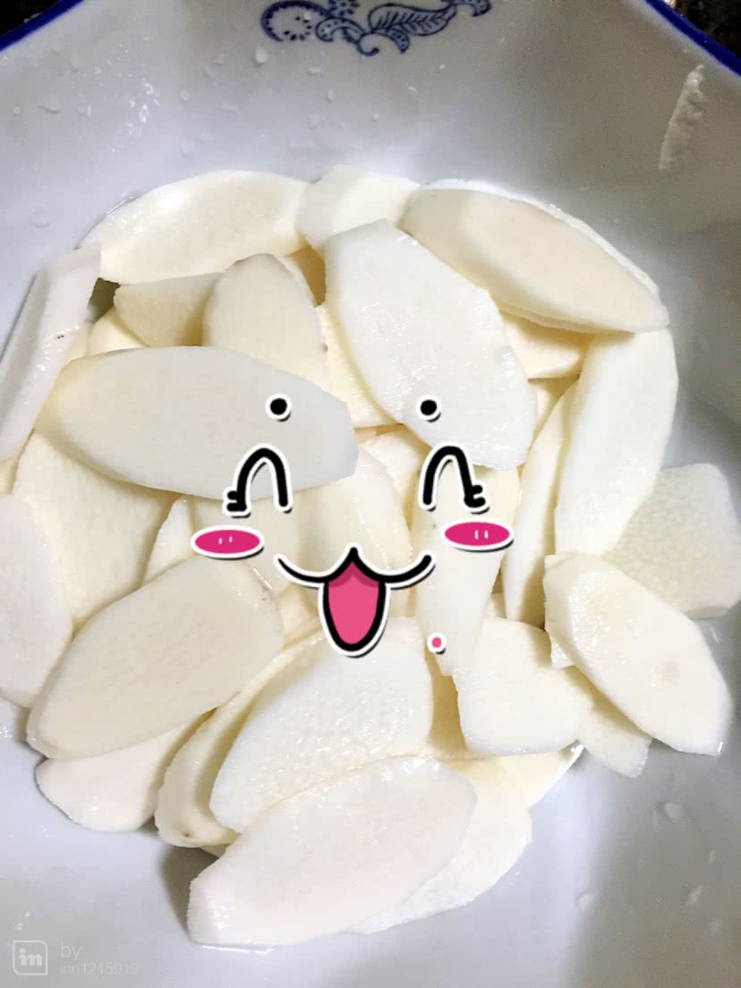 清炒山药的做法图解3