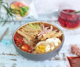 夏日清凉冷面的做法