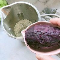 换着花样吃早餐——紫薯米糊的做法图解5