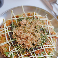 #321沙拉日#深夜食堂之#大阪烧Okonomiyaki的做法图解12