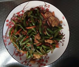 香炒四季豆的做法