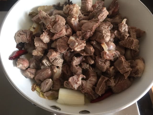 红烧牛肉菠菜汁莜面鱼鱼#西贝莜面争霸赛#的做法图解7