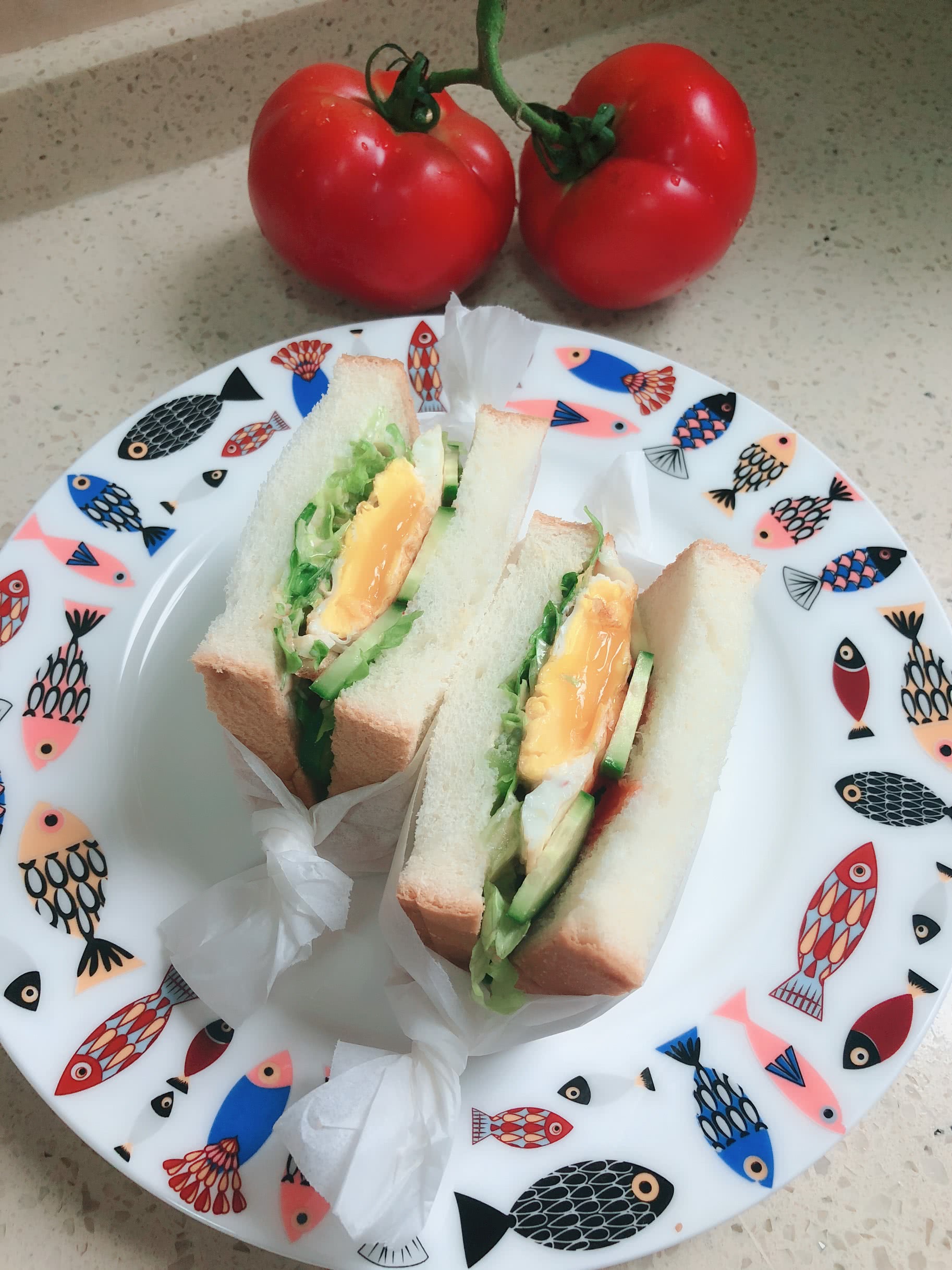 Super simple rough sandwich