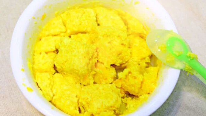 宝宝版南瓜鸡蛋糕 宝宝辅食，清甜细腻