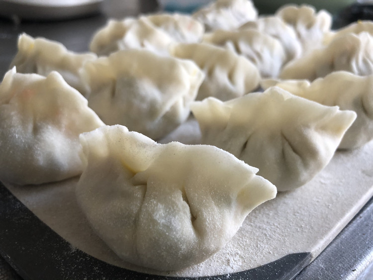 素馅饺子—胡萝卜南瓜鸡蛋的做法
