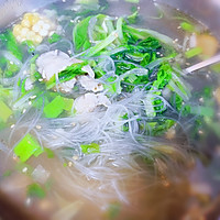 生蚝小白菜粉丝汤的做法图解9