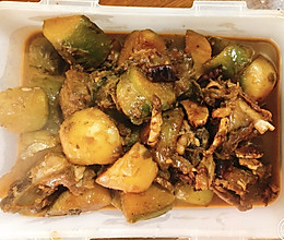 干焖黑胡椒羊肉的做法