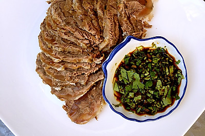 白切牛肉两吃