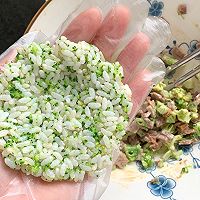 牛肉西兰花饭团的做法图解7
