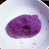 杏仁红枣紫薯包#蒸派or烤派#的做法图解1
