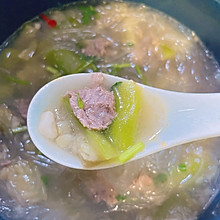 #流感季饮食攻略#丝瓜羊肉汤，鲜香一锅出！