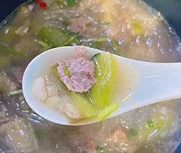 #流感季饮食攻略#丝瓜羊肉汤，鲜香一锅出！的做法