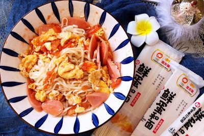 快手早餐西红柿鸡蛋面