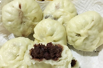 玫瑰红豆包