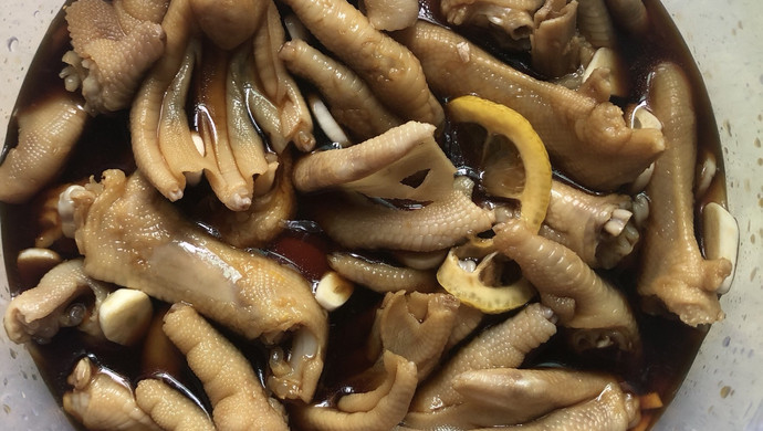 陈醋柠檬鸡爪鸭爪