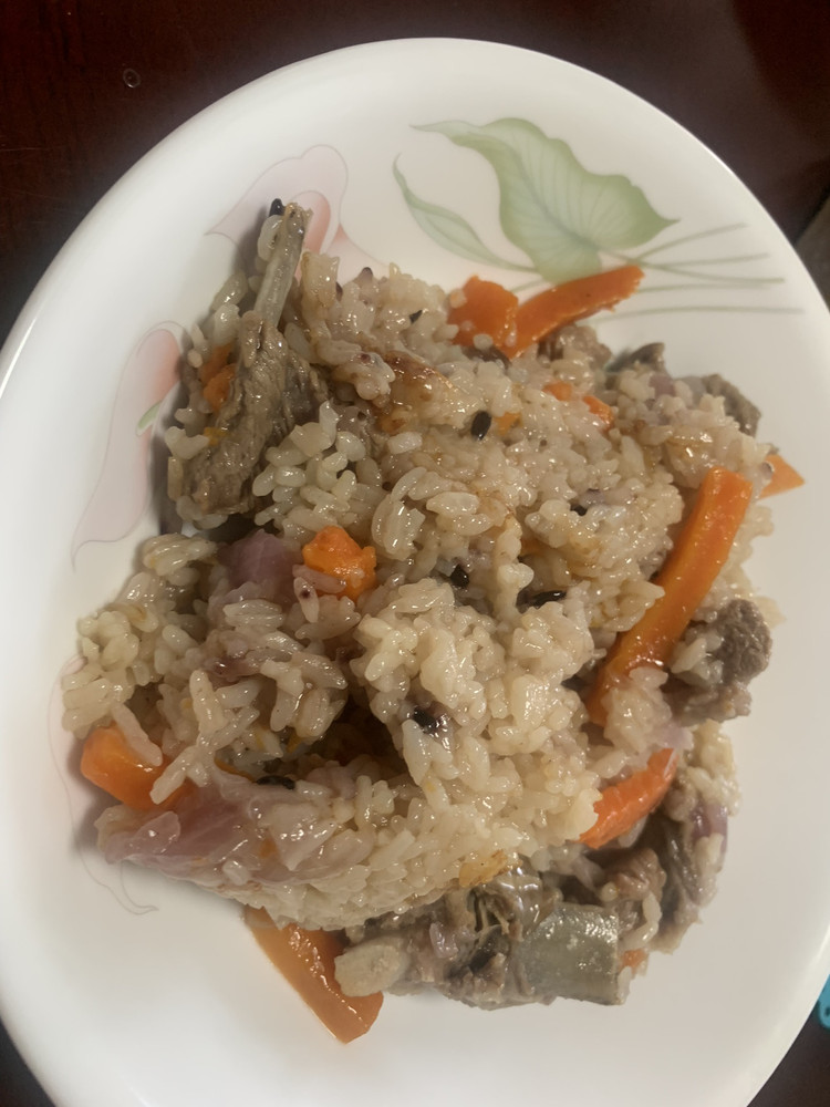 羊排手抓饭的做法