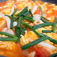 鲜味易得：番茄海鲜菇炒鸡蛋的做法图解9