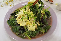 #放假请来我的家乡吃#苏州时令家常菜/鸡蛋上汤苋菜的做法