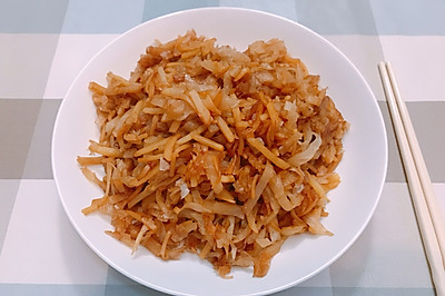 土豆丝炒饼