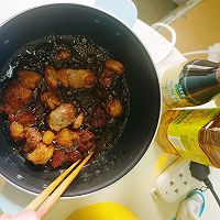 寝室版葱油拌面➕红焖肉的做法图解3