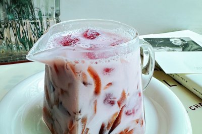 DIY！红茶冻蔓越莓椰椰