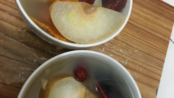止咳冰糖雪梨姜汁