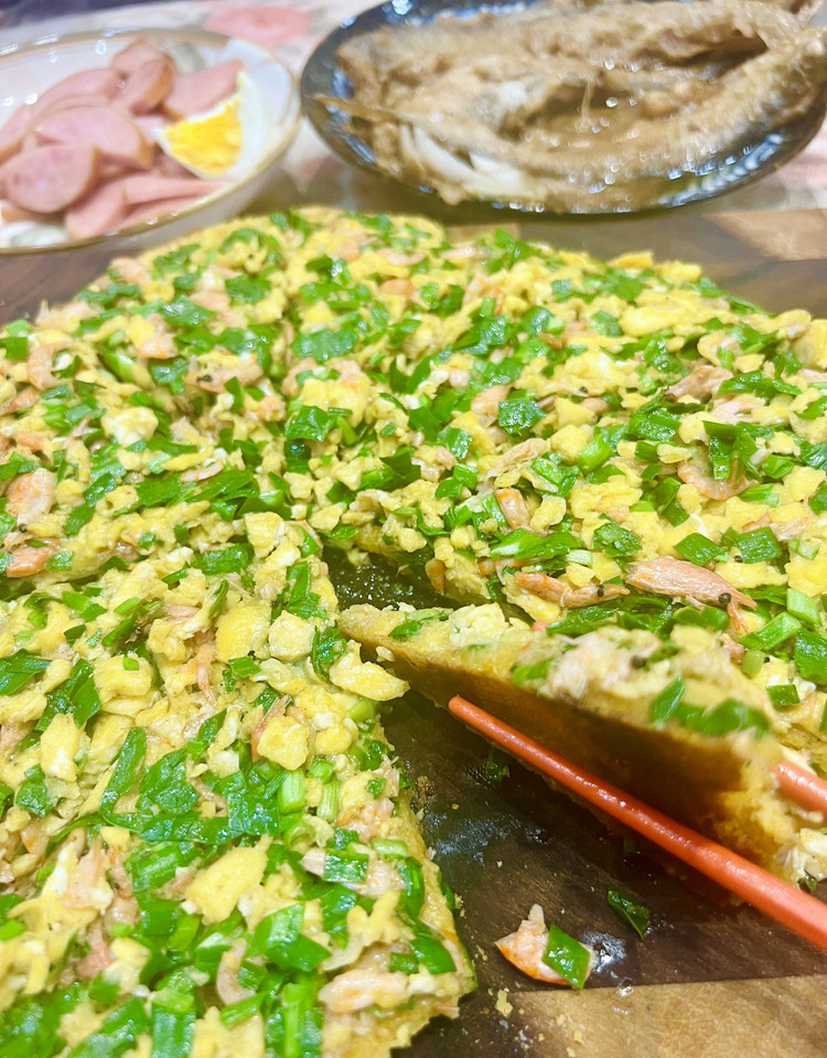 简单易做的脆底韭菜鸡蛋老北京烀饼的做法