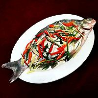 #珍选捞汁 健康轻食季#清蒸鳊鱼的做法图解2