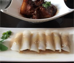 萝卜鲜虾卷的做法