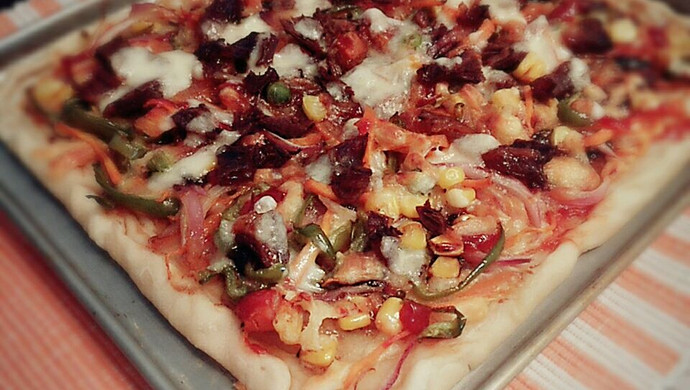 烤箱pizza饼