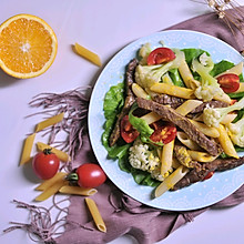 牛柳通心粉沙拉