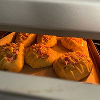 #感恩节烹饪挑战赛#玉米火腿芝士面包的做法图解7