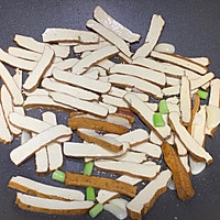 韭菜炒香干的做法图解4