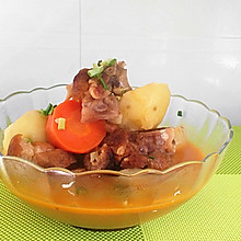 胡萝卜土豆炖腊肉