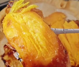 烤个流糖稀的大红薯的做法