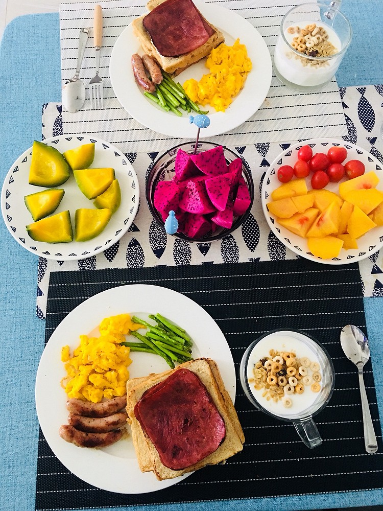 二人食营养均衡早餐的做法