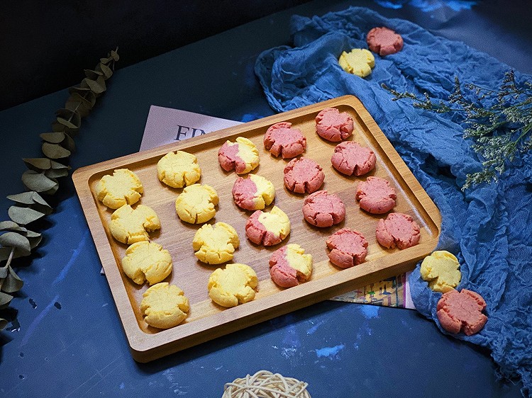 双色玛格丽特小饼干的做法