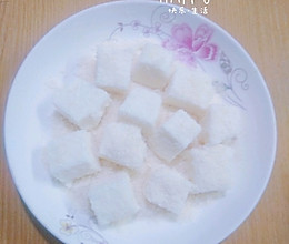 椰蓉牛奶小方块的做法