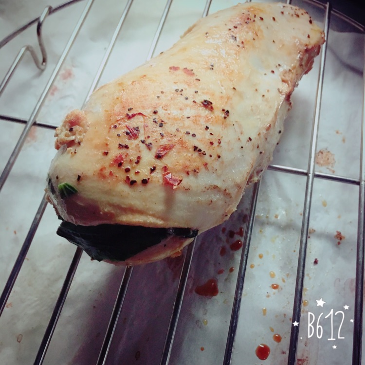 【蛋白质】番茄罗勒芝士塞鸡胸肉的做法图解7