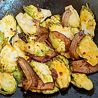 儿菜炒腊肉是这样一种清新又倔强的味道的做法图解7
