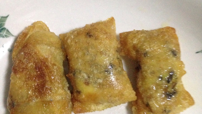 馄饨皮春卷