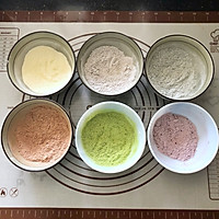 彩虹戚风蛋糕的做法图解4