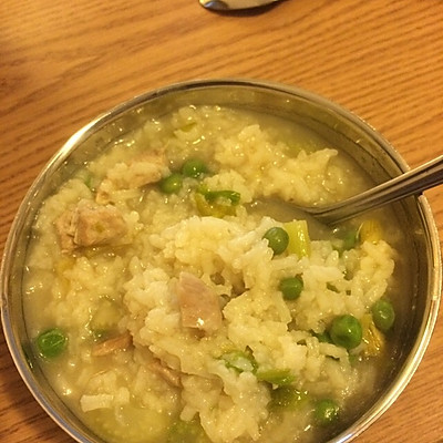 芹菜鸡肉粥 （留学生必备早餐）