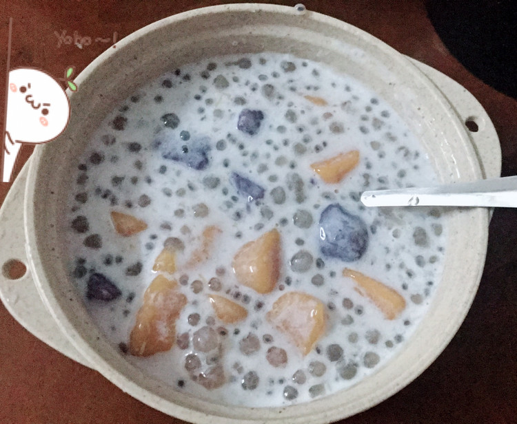 芋圆西米糖水的做法